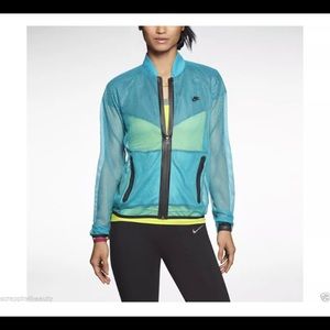 Nike Teal Mesh Track Jacket